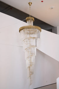 Crystal Spiral Chandelier - Vakkerlight