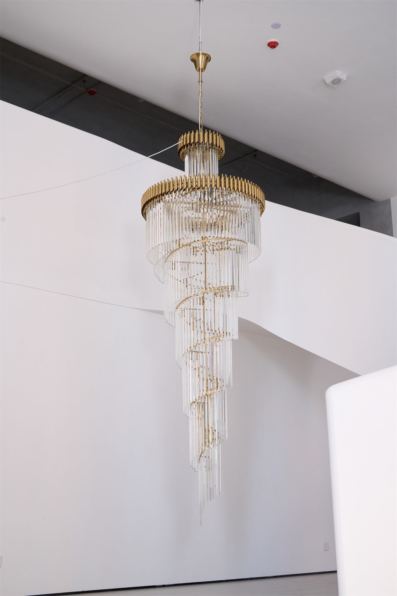 Crystal Spiral Chandelier - Vakkerlight