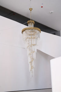 Crystal Spiral Chandelier - Vakkerlight