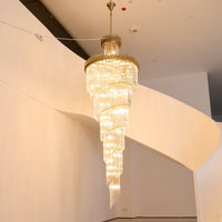 Crystal Spiral Chandelier - Vakkerlight