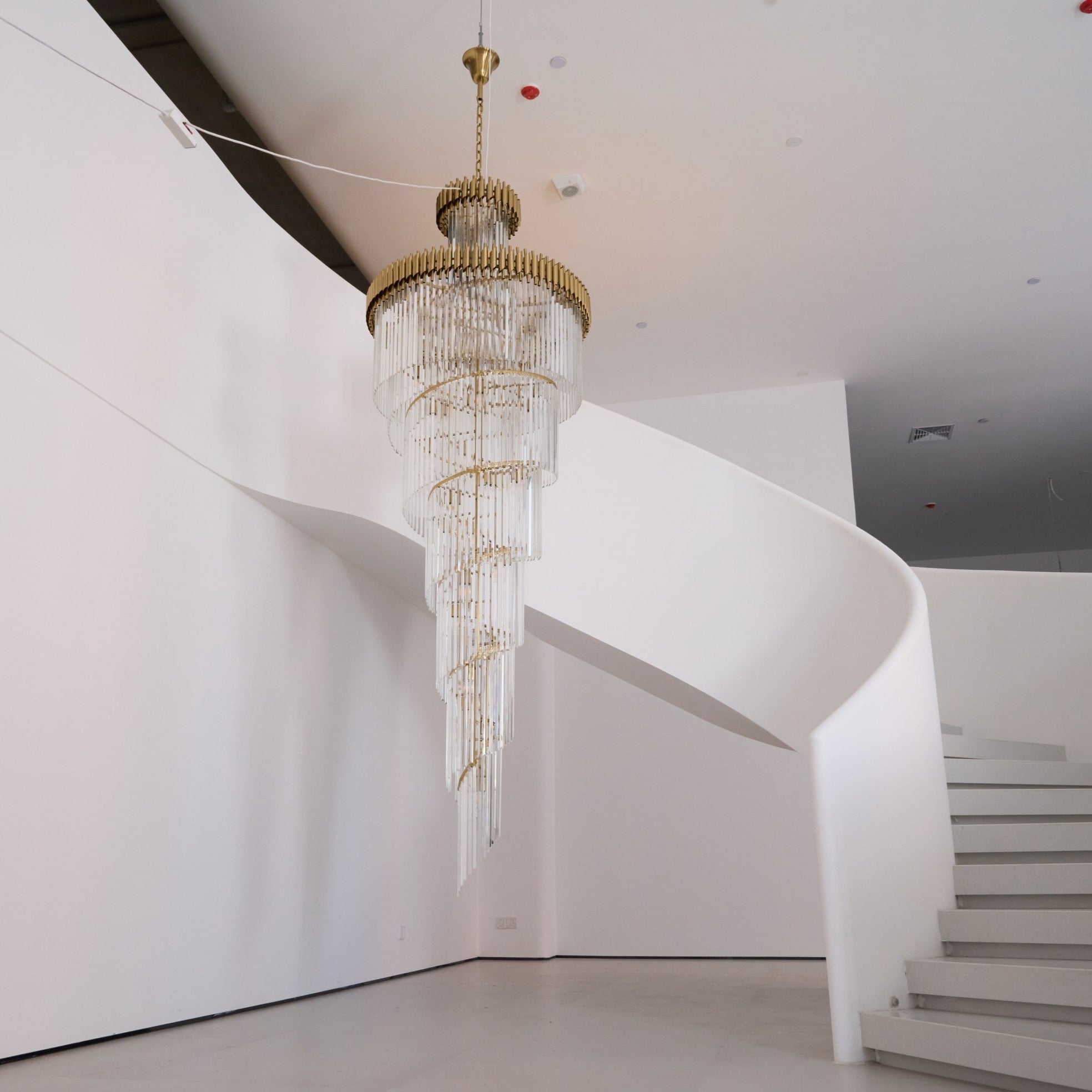 Crystal Spiral Chandelier - Vakkerlight