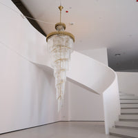 Crystal Spiral Chandelier - Vakkerlight