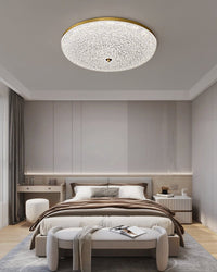 Crystalline Round Ceiling Lamp - Vakkerlight