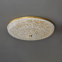 Crystalline Round Ceiling Lamp - Vakkerlight