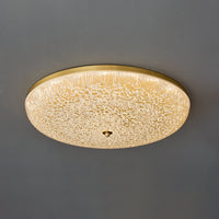 Crystalline Round Ceiling Lamp - Vakkerlight