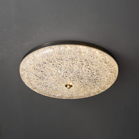 Crystalline Round Ceiling Lamp - Vakkerlight
