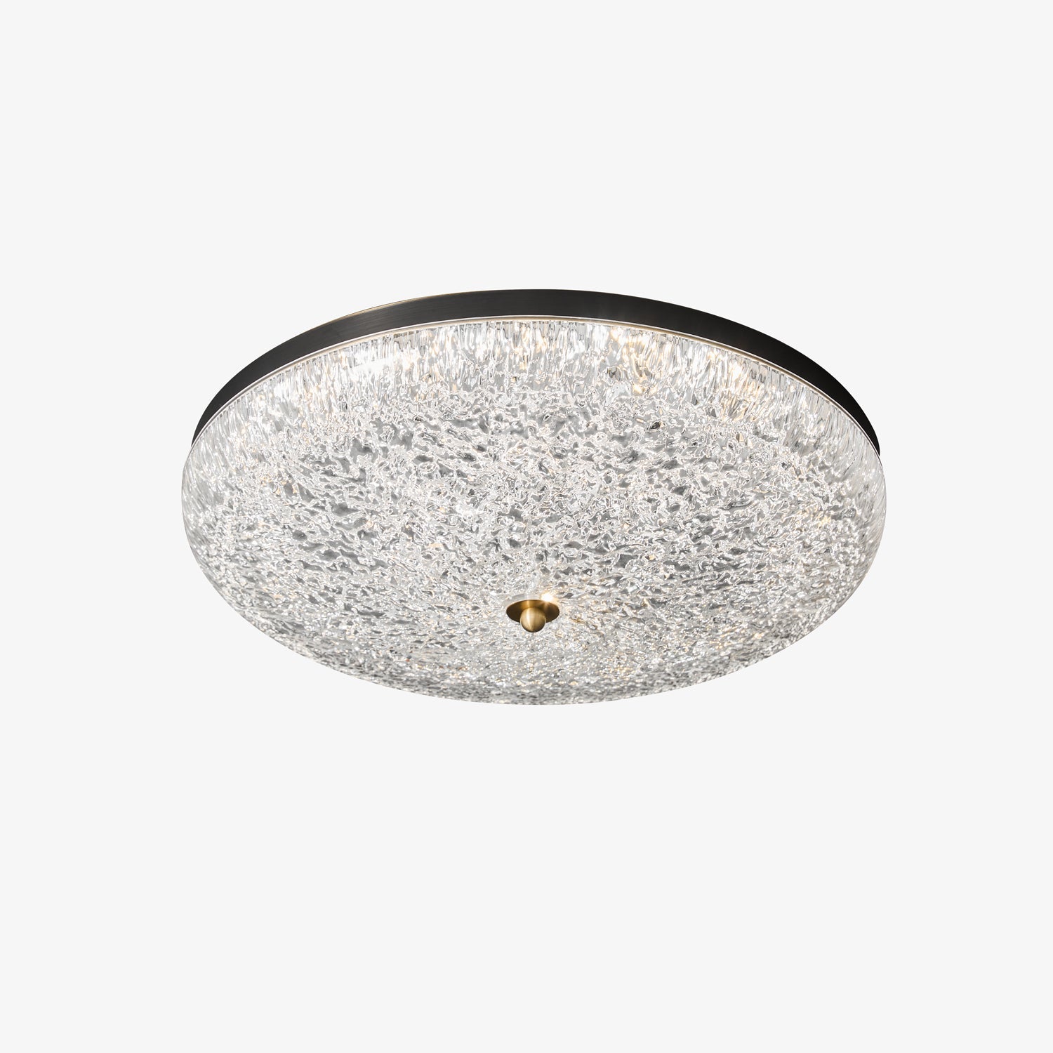 Crystalline Round Ceiling Lamp - Vakkerlight
