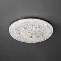 Crystalline Round Ceiling Lamp - Vakkerlight