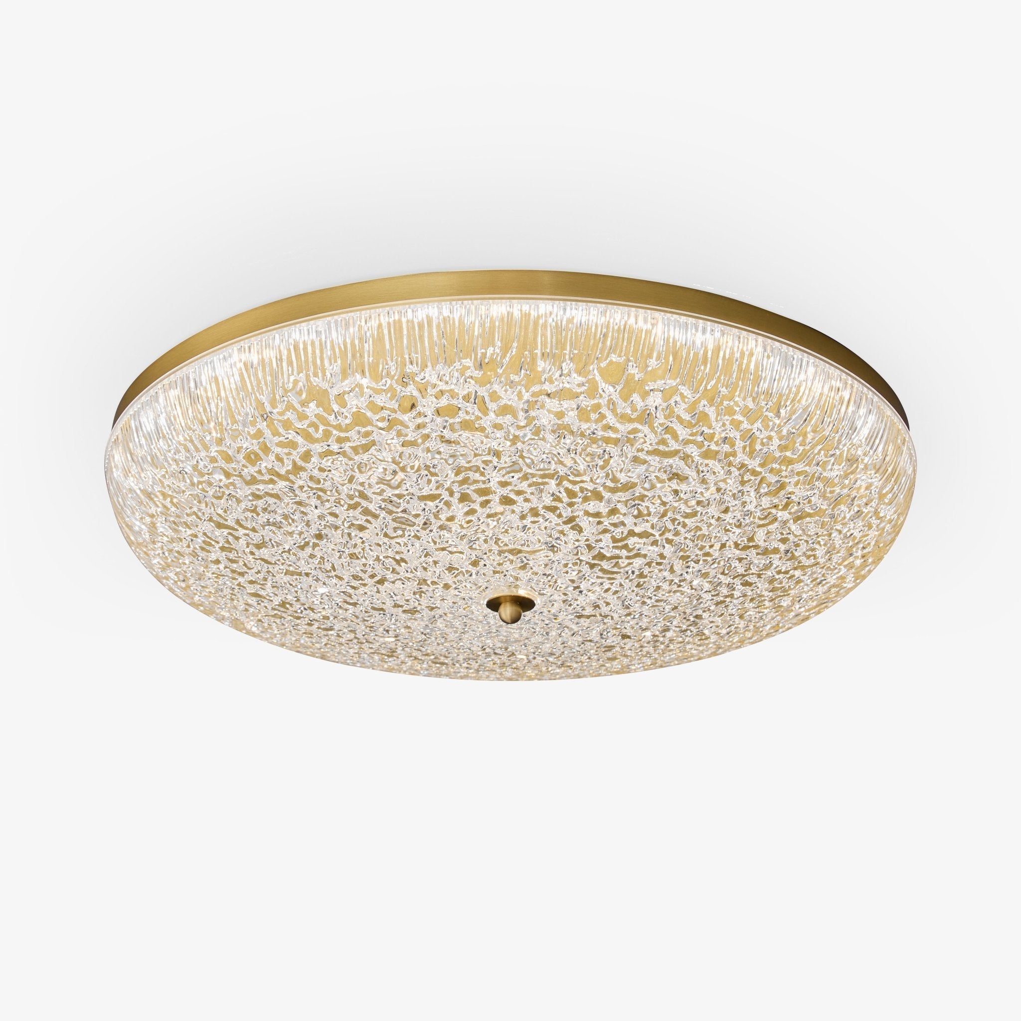 Crystalline Round Ceiling Lamp - Vakkerlight