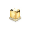 Cube Marble Table Lamp (built-in battery), Wabi-sabi style, suitable for bedroom bedside and living room