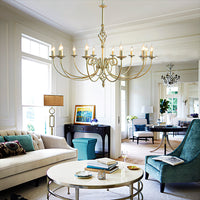 Vakker Limited French Vintage 9-Light Chandelier — Detail View 8