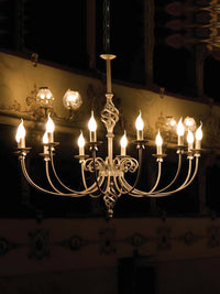 Vakker Limited French Vintage 9-Light Chandelier — Detail View 12