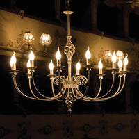 Vakker Limited French Vintage 9-Light Chandelier — Detail View 2