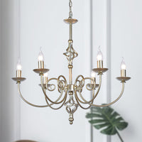 Vakker Limited French Vintage 9-Light Chandelier — Detail View 7