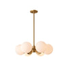 Dewdrop Globe Chandelier, Modern minimalist style, suitable for living room and dining room
