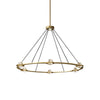 Eclatant Round Chandelier, Modern luxury style, suitable for living room and dining room
