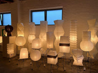 Ellipsa Rice Paper Lantern Floor Lamp - Vakkerlight