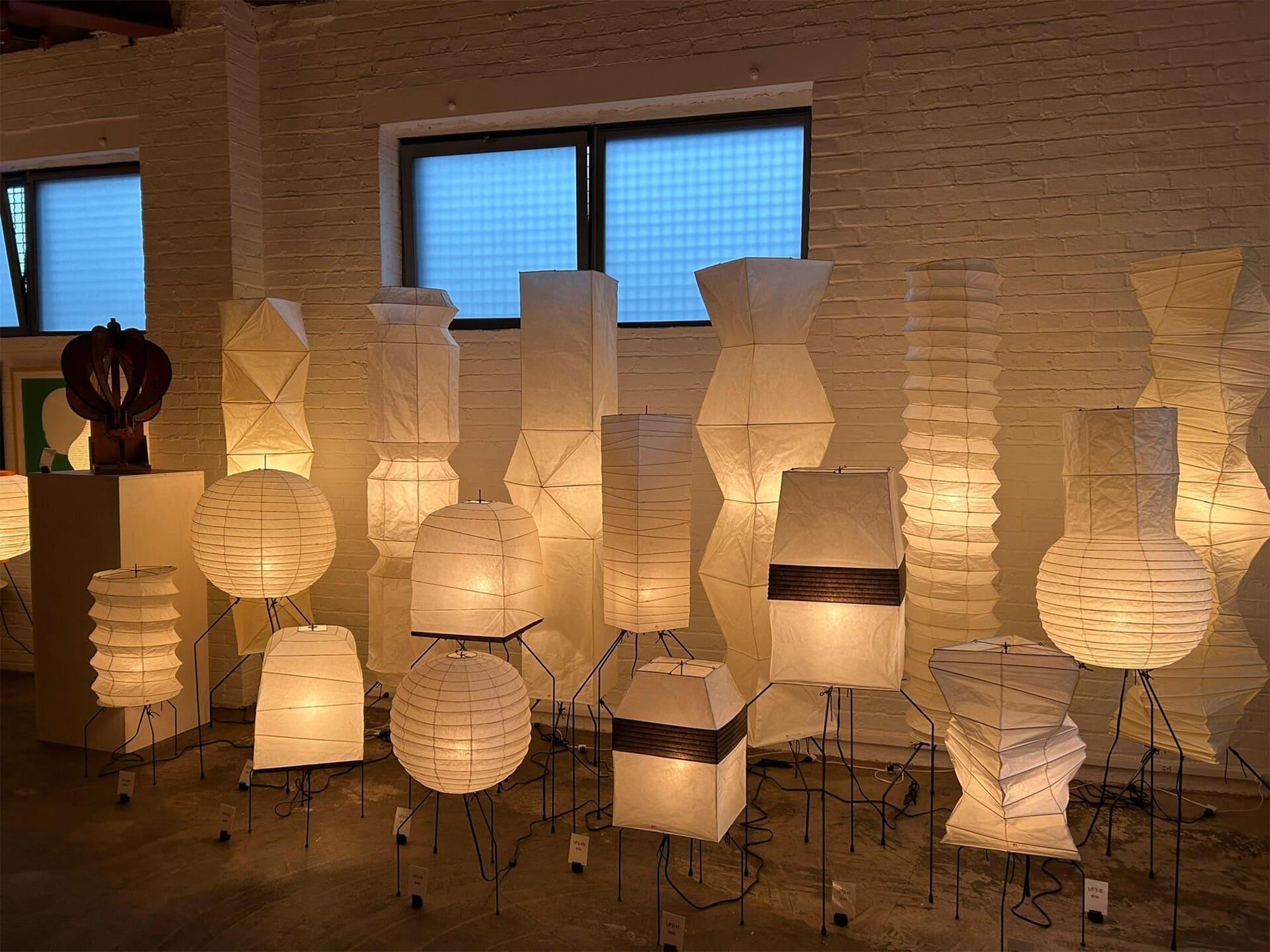 Ellipsa Rice Paper Lantern Floor Lamp - Vakkerlight