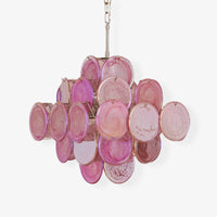 Aurelia Pink Murano Glass Chandelier - Vakkerlight