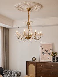 Evaria Crystal Pearl Chandelier - Vakkerlight