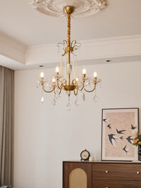 Evaria Crystal Pearl Chandelier - Vakkerlight