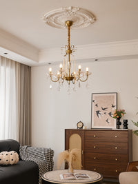 Evaria Crystal Pearl Chandelier - Vakkerlight