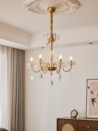 Evaria Crystal Pearl Chandelier - Vakkerlight