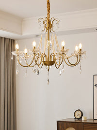 Evaria Crystal Pearl Chandelier - Vakkerlight