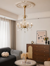 Evaria Crystal Pearl Chandelier - Vakkerlight