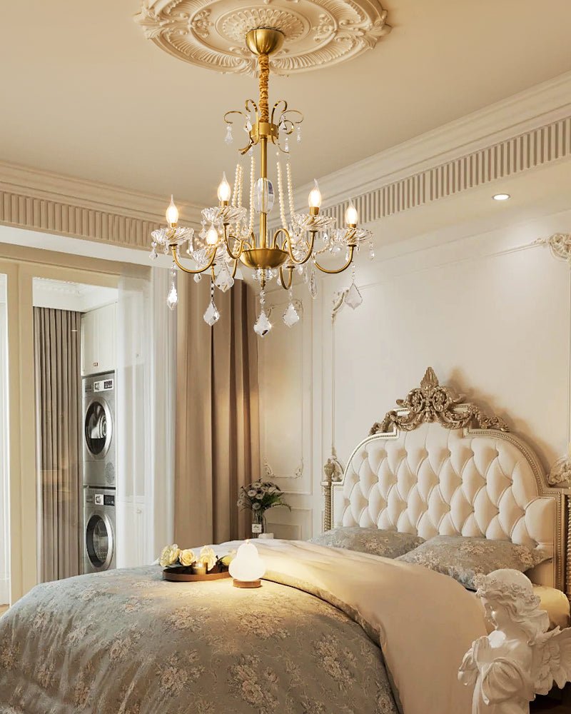 Evaria Crystal Pearl Chandelier - Vakkerlight