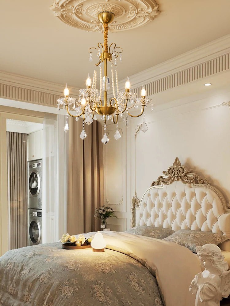 Evaria Crystal Pearl Chandelier - Vakkerlight