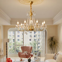 Evaria Crystal Pearl Chandelier - Vakkerlight