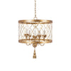 Fiesole Drum Chandelier, French Neoclassical style, suitable for dining rooms and living rooms