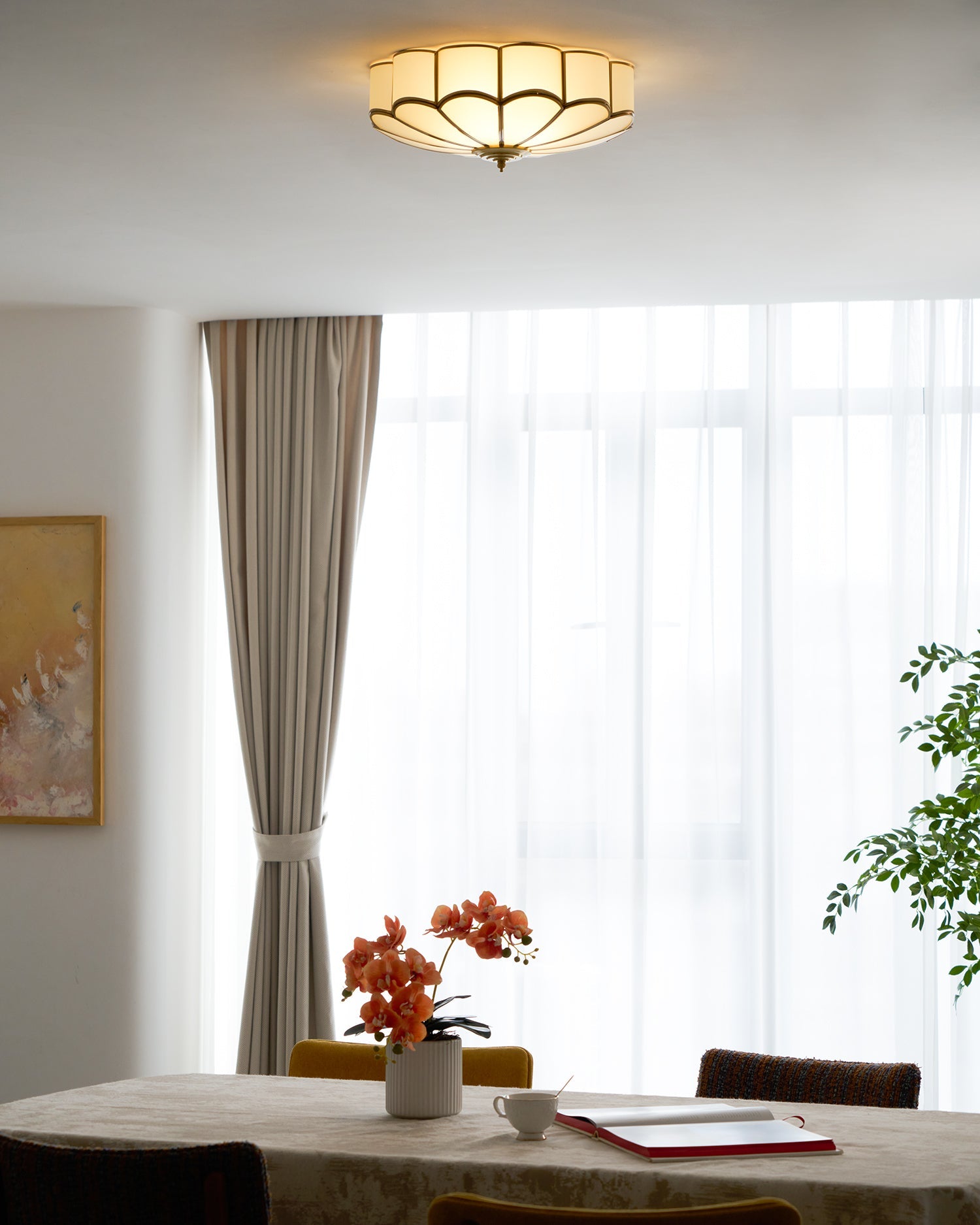 Flower Shape Glass Recessed Ceiling Light - Vakkerlight