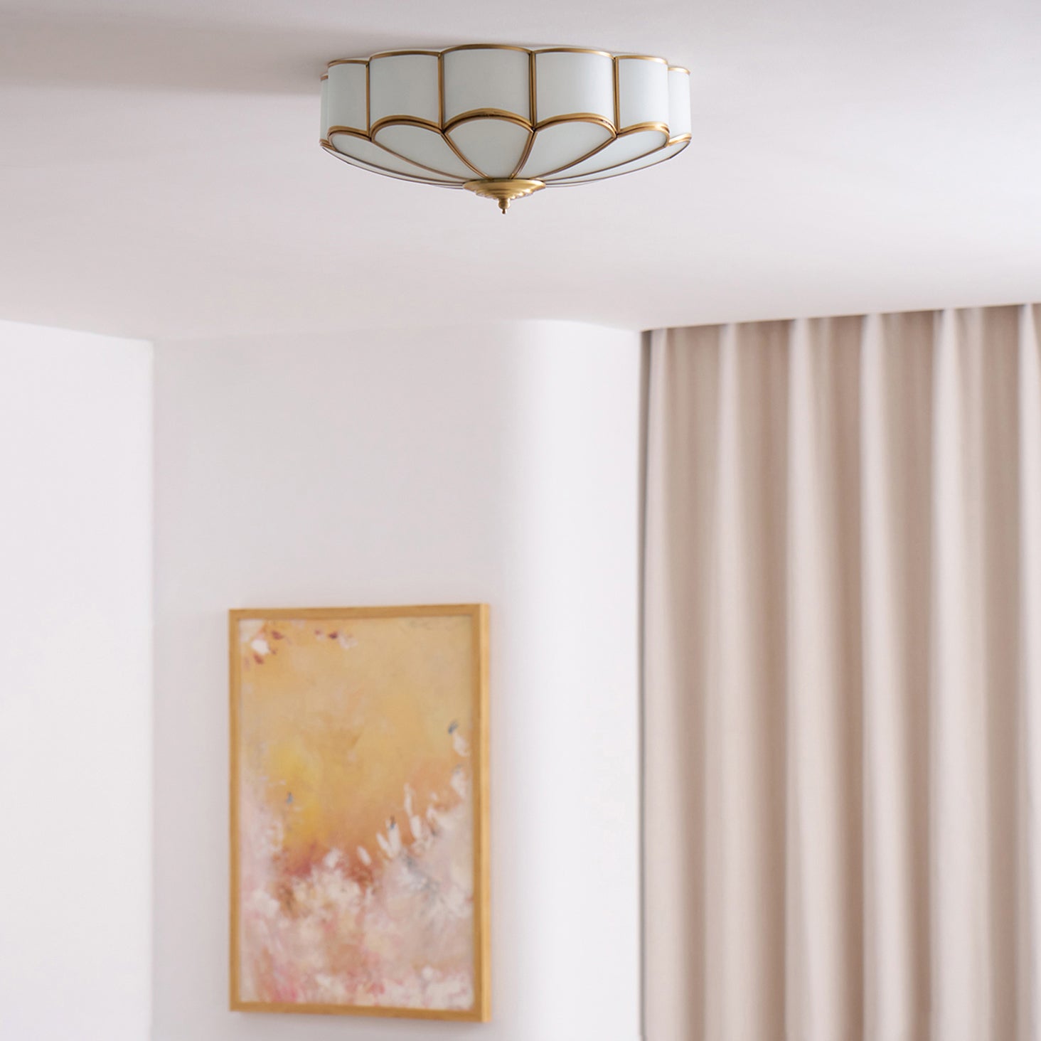 Flower Shape Glass Recessed Ceiling Light - Vakkerlight