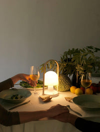 Portable Glass Charging Table Lamp - Vakkerlight