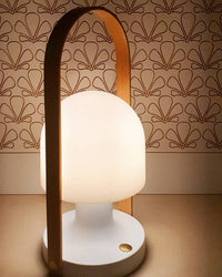 Portable Glass Charging Table Lamp - Vakkerlight