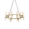 Fontanelle Round Chandelier, Modern minimalist style, suitable for banquet halls and stairwells