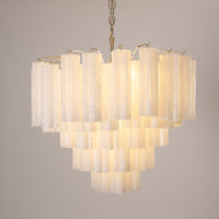 Frosted Murano Cascade Chandelier - Vakkerlight
