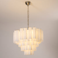 Frosted Murano Cascade Chandelier - Vakkerlight