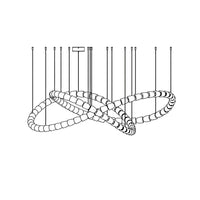 Gabriel Gold Chandelier - Vakkerlight