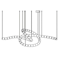 Gabriel Gold Chandelier - Vakkerlight