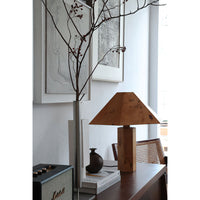 Vakker Limited Burl Bark Table Lamp — Detail View 12