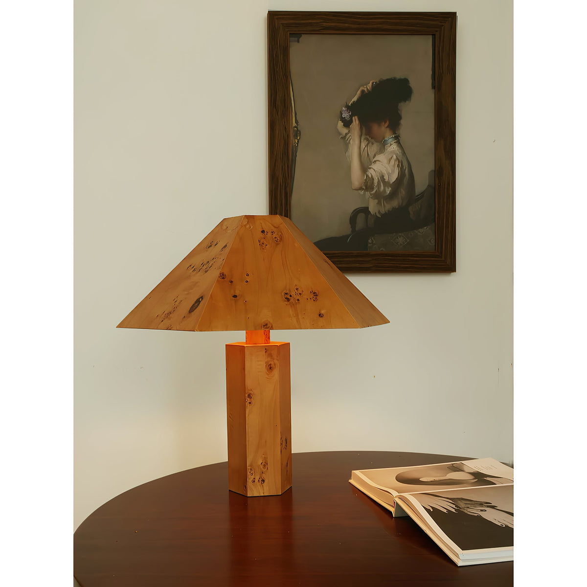 Vakker Limited Burl Bark Table Lamp — Detail View 15