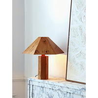 Vakker Limited Burl Bark Table Lamp — Detail View 17