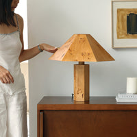 Vakker Limited Burl Bark Table Lamp — Detail View 2
