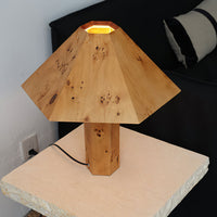 Vakker Limited Burl Bark Table Lamp — Detail View 7