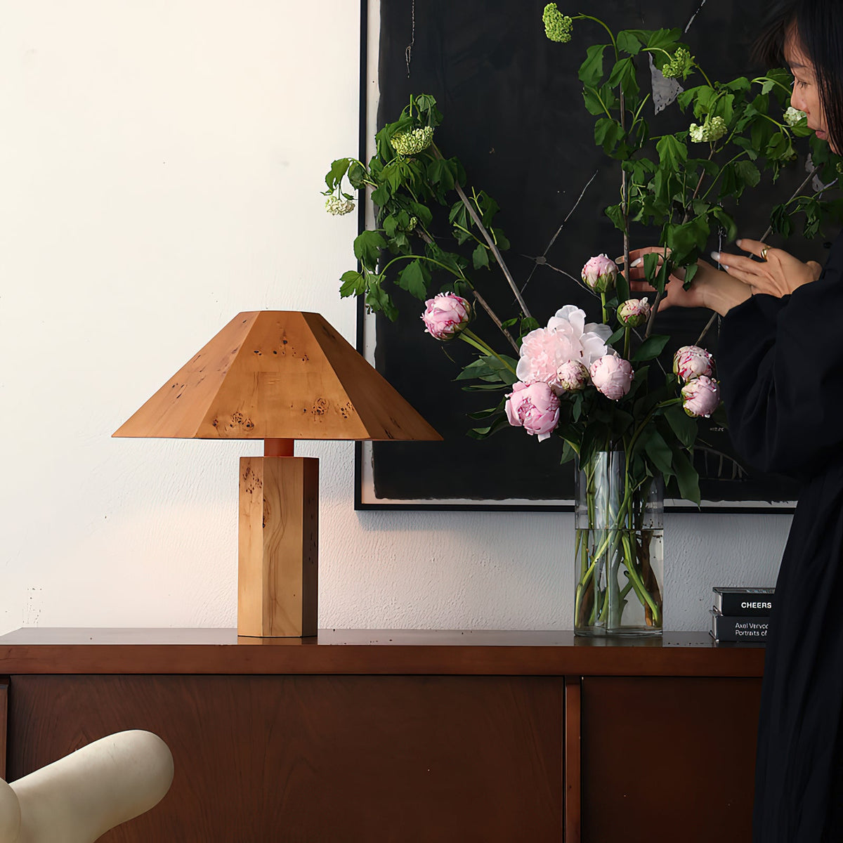 Vakker Limited Burl Bark Table Lamp — Detail View 8