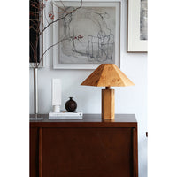 Vakker Limited Burl Bark Table Lamp — Detail View 9