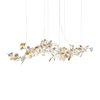 Factory Wholesale - Handmade Ceramic Ginkgo Petal Chandelier, Modern Art Deco Style, Suitable for Luxury Hotels and High-end Restaurants